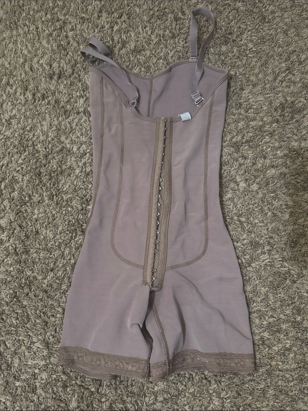 Kids One-Piece Shapewear Romper in Mauve